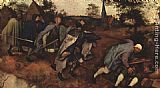 Pieter The Elder Bruegel Famous Paintings - The Parable of the Blind Leading the Blind